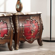 뉴라인 빈티지 엔틱 원목 협탁, 상세페이지 참조