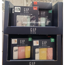 갭 키즈 아동 긴팔 티셔츠 3매 Gap 여아 남아 무지티 세트 코스트코(711003)