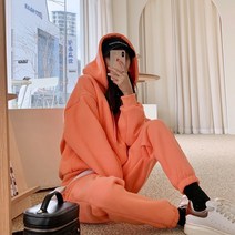 하이데일리 코아 후드 조거 기모 트레이닝세트
