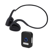 골전도 이어폰 무선 증폭기 보청기 헤드폰 Bluetooth 5.0 블루투스 헤드셋, 회색, 협력사