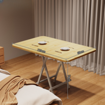 접이식 소형 테이블 회의용 원룸 사무실 책상 탁자, D 내추럴(120cm)