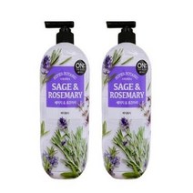 온더바디 수퍼보타닉 세이지 & 로즈마리 바디워시 900ml x2개, 상세페이지 참조
