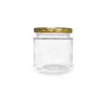 KH49 300ml 낱개 잼병 과일청 수제청 유리병, 골드캡