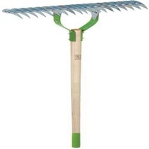 Thatch Rake AMES 2915100 Adjustable Self-Cleaning Thatch Rake with Hardwood Handle 61-Inch, 1