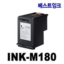 삼성재생잉크 INK-M180 C180 M180XL C180XL SL-J1660 SL-J1663 SL-J1665 SL-J1770FW, 블랙, 1개