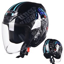 AIS 헬멧 바이크 오토바이 오픈 페이스 Capacete Motocicleta 모토 레이싱 빈티지, [02] L, [06] 6