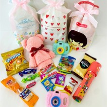 알찬선물세트 어린이집 답례품 간식선물세트 생일선물 어린이날 선물 어린이집 구디백 학원 교회 행사선물 단체선물 스티커무료, 하트, 1팩, 세트2