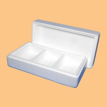 다솜 국산 아이스박스 스티로폼 박스 정육3구 8개 1묶음 보온 보냉