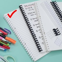 프린트 제본링 루즈링 클릭링 화이트 12mm 회의자료