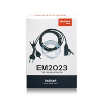 윈어텍 NXP-400용 라디아 EM2023 경호 이어마이크 D타입 무전기 튜브형 이어폰 무전기이어폰 이니어 리시버 / 투명튜브 포함 / 무통증