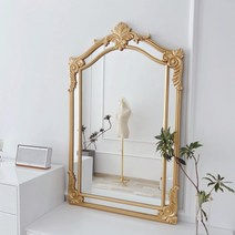 유럽식 화장거울 빈티지 엔틱 프레임 창문형 거울, 01. 60 x 100CM 샴페인골드