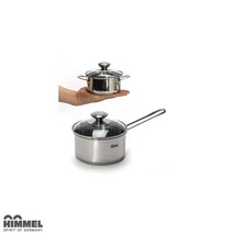 에이치에스컴퍼니 에이치에스컴퍼니 양수라면냄비 우동냄비 옛날냄비 업소용전골냄비 국물용냄비, 옵션선택 힘멜 스테인레스 미니 편수냄비 14cm