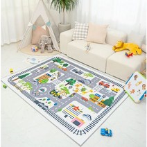 아이방 먼지없는 방수러그 (+사은품 발매트) 카페트 거실러그 놀이매트, 우주