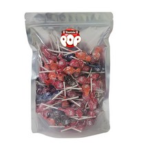 투시팝 미니어처 사탕 600g (대략100개)캔디 막대사탕, 1개
