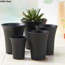 플랜트박스 플랜터 대형 다육이화분 홈 오피스 또는 정원 장식 플라스틱 라운드 꽃 재배, 없음