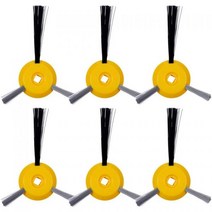KEEPOW 6팩 샤크 이온 로봇용 사이드 브러시 교체 부품 R85 RV750 RV720, 6 Side Brushes