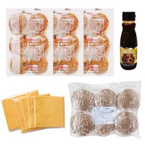 불고기버거 만들기세트 18인분+치즈(바베큐소스), 1세트