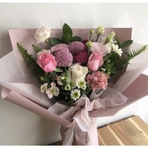 부산꽃집 중형꽃다발 여자친구선물 해운대구꽃배달 기념일꽃다발, 연제구/동구