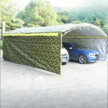 야외 간이 주차 천막 차고 가정용 주차장 자동차 텐트, 폭 3m * 길이 3m (삼면 둘레 포함)