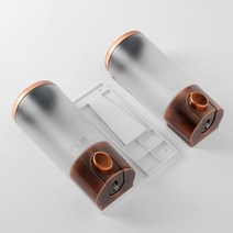 손세정제디스펜서 원형 2구 400ML 브론즈 샴푸디스펜서 물비누케이스