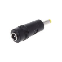5.5 x 2.1mm 암 잭 ~ 4.0 x 1.7mm 남성 CCTV DC 전원 플러그 커넥터 ADA, 검은색