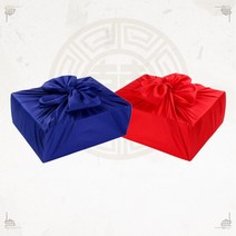 보자기 청홍 대 예단 답례품 이바지 상견례선물 첫인사 과일바구니 선물포장, 01.청색