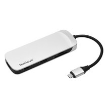 킹스톤 Nucleum 멀티 허브 USB Type-C Hub 7in1 4K HDMI, C-HUBC1-SR-EN, 혼합색상