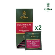 아일레스 티 네추럴 푸룻 25개입 2세트 과일차 티백 Eilles TEA