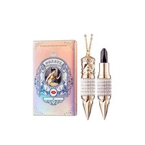 1Pcs 퀸 스틱 삼색 립스틱 오리지널 워터프루프 립스틱, 1개