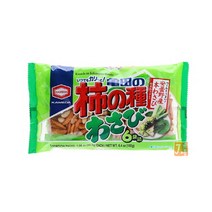 카메다 카키노타네 와사비 스낵, 182g, 2개