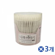 Aq920 원터치 종이스틱 원형 화장면봉 200px3개 귀청소 귀지, 상세페이지 참조