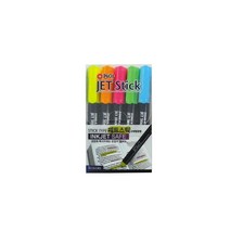 번짐X 크림타입 필기용 고체형광펜 5P 고등학생형광펜