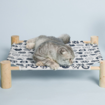 PM6 고양이해먹 강아지 침대 해먹 의자, 고양이아이보리