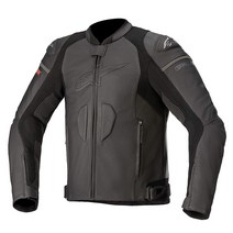 Alpinestars GP Plus R V3 라이드니트 가죽 재킷 (50) (블랙/블랙)