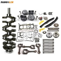 현대자동차 부품 G4KJ 엔진 재건 정밀 검사 키트 및 크랭크 샤프트 베어링 피스톤 볼트 타이밍 세트 현대, 한개옵션0