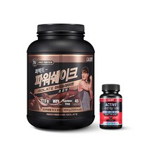 칼로바이 퍼펙트 파워쉐이크 아이솔레이트 김종국 유청 단백질 헬스 보충제 WPI 프로틴 파우더 초코맛 1.89kg+L아르기닌, 2개