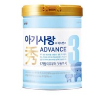 남양유업 아기사랑 수 어드밴스 분유 3단계, 750g, 25개