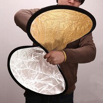 제이큐 휴대용 접이식 반사판 조명 장비 플래쉬 라이트 80cm, 상세페이지 참조