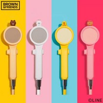 라인프렌즈 마이크로버블 샤워기(헤드+항균필터+녹물필터)헤드(라이브판매), 코니헤드