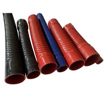 오픈 흡기 실리콘 필터 고무 호스 50mm 배선 에어, 내경 50mm 길이 400mm