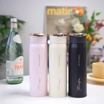 쓰리오브어스 텀블라썸 보온병 텀블러, 450ml 2개, 화이트 텀블라썸