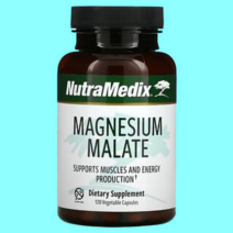 누트라메딕스 마그네슘 말레이트 120정 200mg 글루텐프리 식물성 베지 캡슐