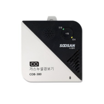 수산홈텍 CO경보기 배터리형 COB-380, 5개