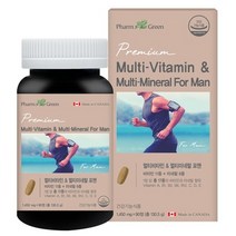 캐나다 남성 멀티비타민 미네랄 포맨 종합영양제 90정 20대 30대 40대 남자 아빠 남친 선물 피로
