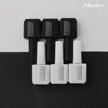 [젤네일] 모스티브 진짜시리즈 블랙&화이트, 1개, 진짜화이트
