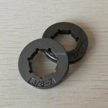 에어실린더 2pcs 전기 톱 부품 클러치 림 스프로킷 38 피치 7개의 작은 구멍