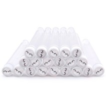 20pcs 재사용 가능한 메이크업 브러쉬 튜브 속눈썹 브러쉬 눈썹 브러쉬 속눈썹 수지 드릴 교체 가능한 브러쉬 방진, F 20개, 협동사