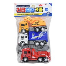 긴급출동 3종 (랜덤발송) 중장비차 소방차 경찰차 모형놀이, 5세트