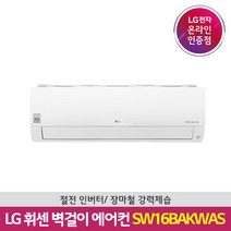 [LG전자공식인증점][기본설치비무료] WHISEN 벽걸이 냉난방 에어컨 SW16BAKWAS (동배관), 폐가전수거없음