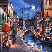 피포페인팅 DIY 명화그리기, Z082 베네치아풍경